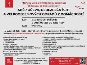 Svoz nebezpečného a velkoobjemového odpadu