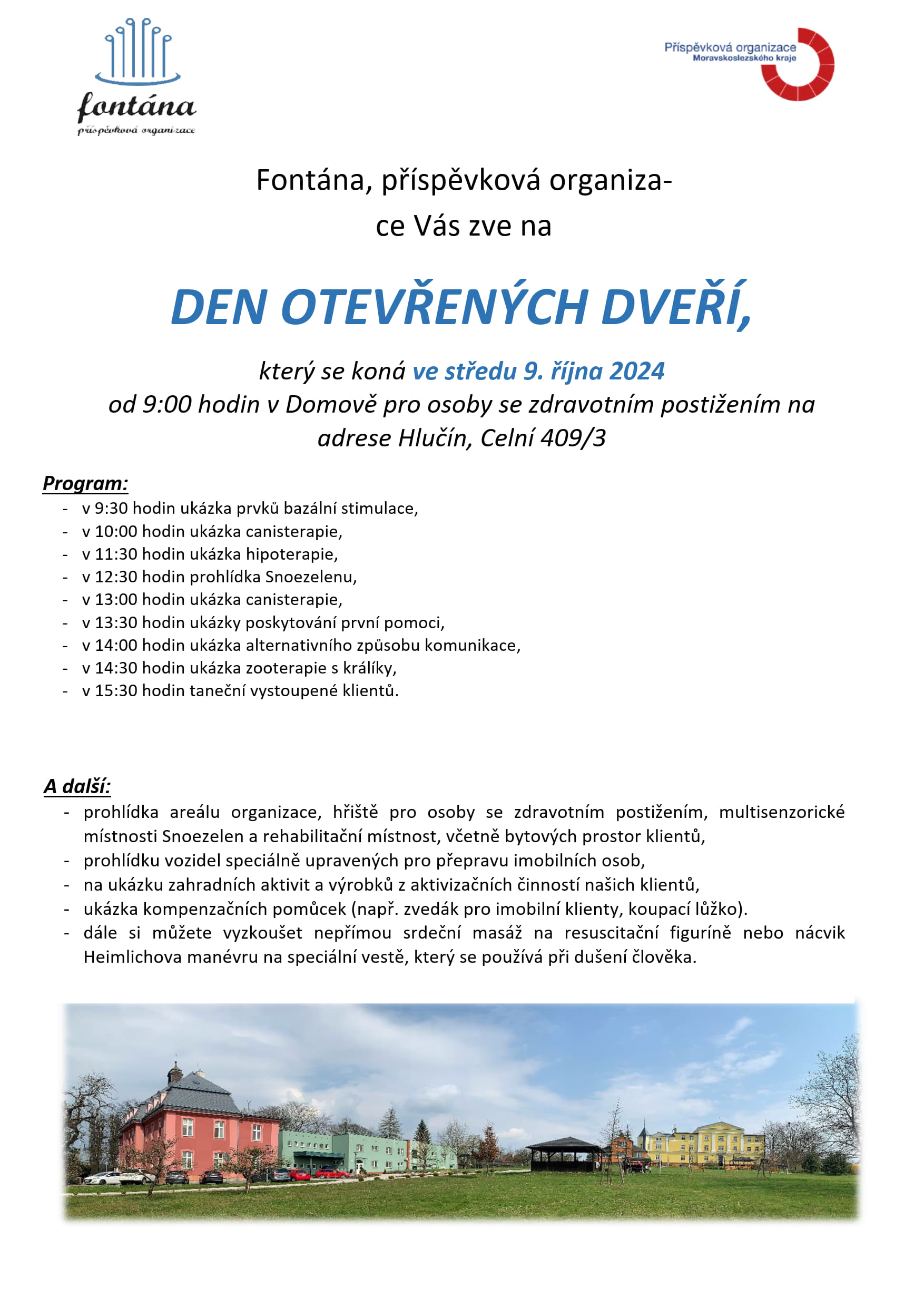 Den otevřených dveří 2024