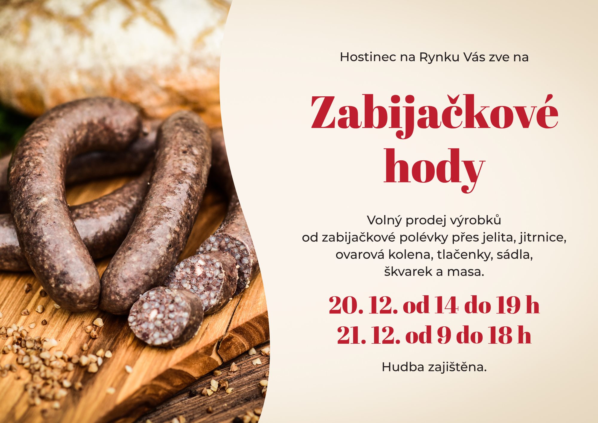 Zabíjačkové hody na Rynku