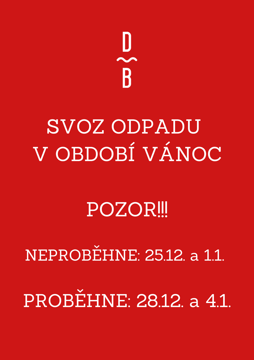 SVOZ KOMUNÁLNÍHO ODPADU - ZMĚNA TERMÍNU!!!